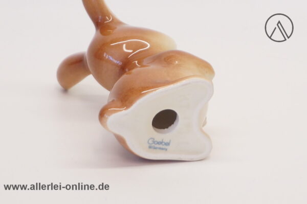 Goebel Göbel | Osterhase Hase Kaninchen KT 175 I / braun 1961 unten