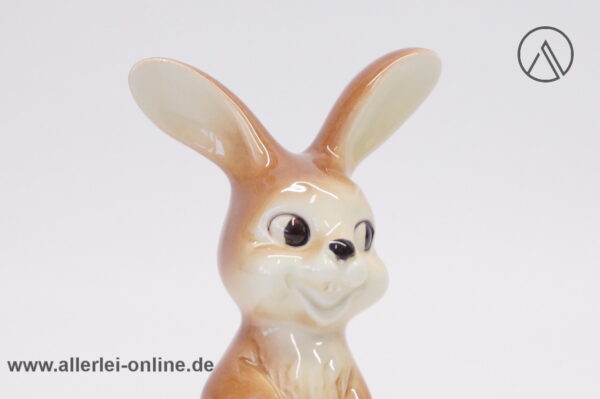 Goebel Göbel | Osterhase Hase Kaninchen KT 175 I / braun 1961 vorne nah