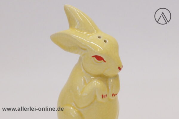 Pfeffer & Salz Streuer | Salzstreuer Hase gelb front nah