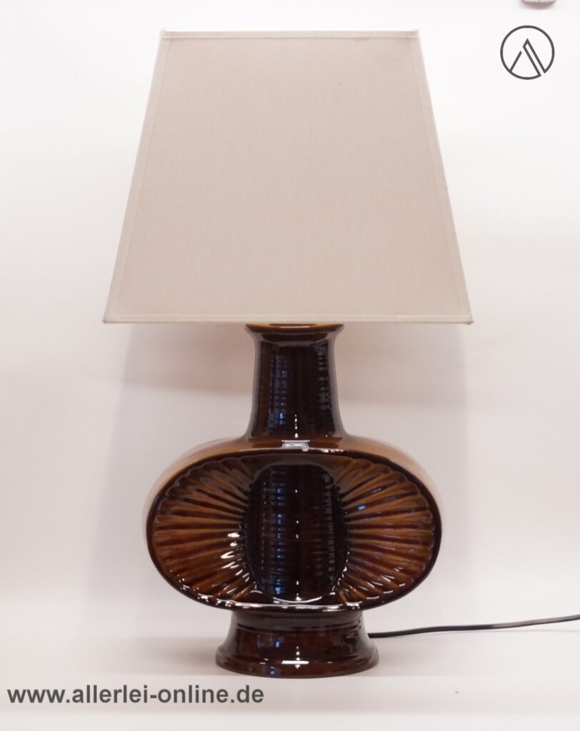 Goebel PAN Keramik Lampe | Tischlampe | Tischleuchte | Vintage 60er Jahre