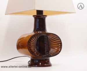 Goebel PAN Keramik Lampe | Tischlampe | Tischleuchte | Vintage Designlampe 60er Jahre
