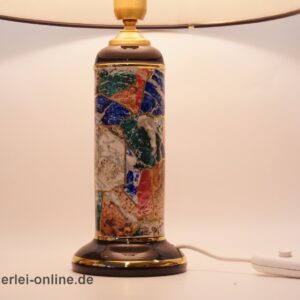 Fiorentine Italien Design Lampe | Porzellan Tischlampe | Tischleuchte | Vintage Hand Finished Italy Marble Table Lamp