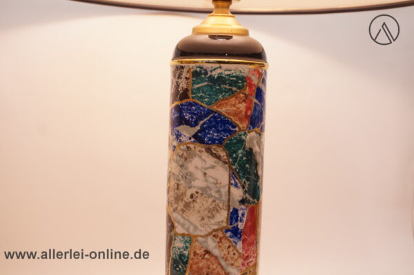 Fiorentine Italien Lampe | Tischlampe | Tischleuchte | Vintage Hand Finished Italy Marble Table Lamp