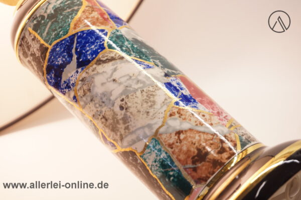 Lampe | Tischlampe | Tischleuchte | Vintage Fiorentine Hand Finished Italy