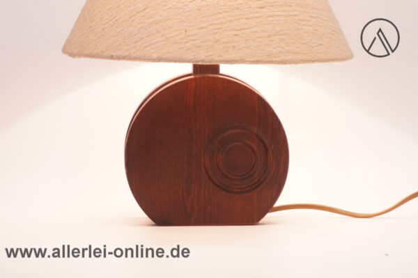Dänische Markslöjd Design Lampe Tischlampe | Holz Tischleuchte | Vintage Danish Table Lamp