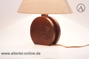 Dänische Markslöjd Design Tischlampe | Holz Tischleuchte | Vintage Danish Table Lamp