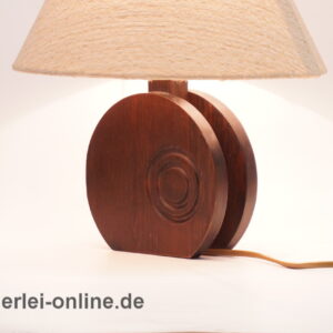 Dänische Markslöjd Design Tischlampe | Holz Tischleuchte | Vintage Danish Table Lamp