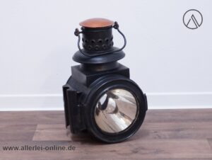 OSMEKA Eisenbahnlampe mit Brenner | Signallampe - Signalleuchte