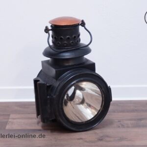 OSMEKA Eisenbahnlampe mit Brenner | Signallampe - Signalleuchte