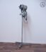 Jupiterlicht Berlin SW29 Industrie Lampe | Hammerschlag Atelierleuchte mit Gusseisen Standfuß aus den 50-er Jahren