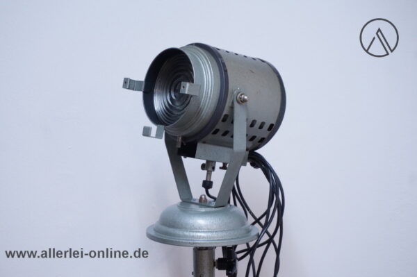Jupiterlicht Berlin SW29 Lampe | Scheinwerfer mit Standfuss aus den 50-er Jahren