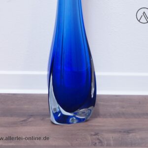 Ingrid-Glas Glashütte Vase | Bodenvase | BLAU - 68 cm - Kurt Wokan Design