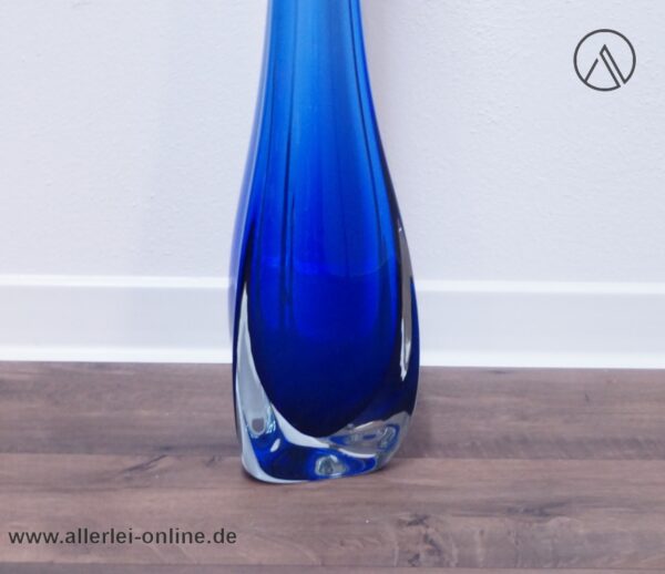 Ingrid-Glas Glashütte Vase | Bodenvase | BLAU - 68 cm - Kurt Wokan Design