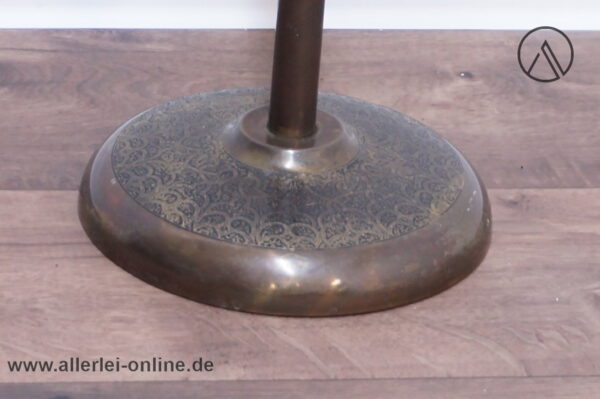 Messing Aschenbecher mit Klappmechanismus | Aschenbecher mit Ornamenten - Gravuren
