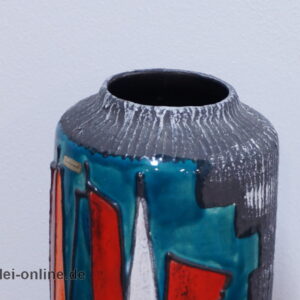 Scheurich Keramik Vase | Bodenvase 517 45 Vintage Fat Lava Art Pottery