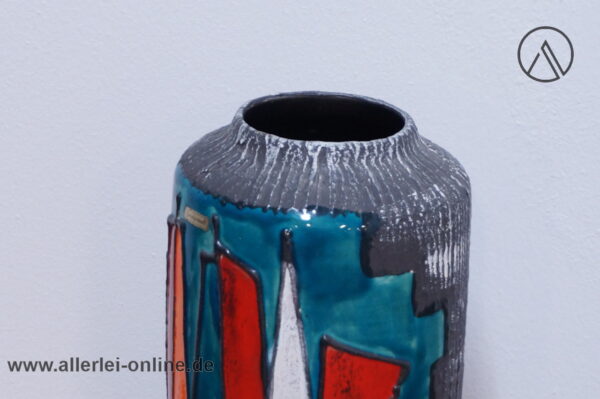 Scheurich Keramik Vase | Bodenvase 517 45 Vintage Fat Lava Art Pottery