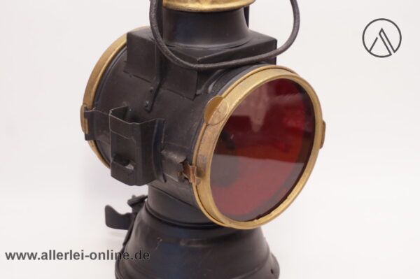 Eisenbahnlampe mit Brenner | Signalleuchte