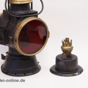 Eisenbahnlampe mit Brenner | Signal Laterne