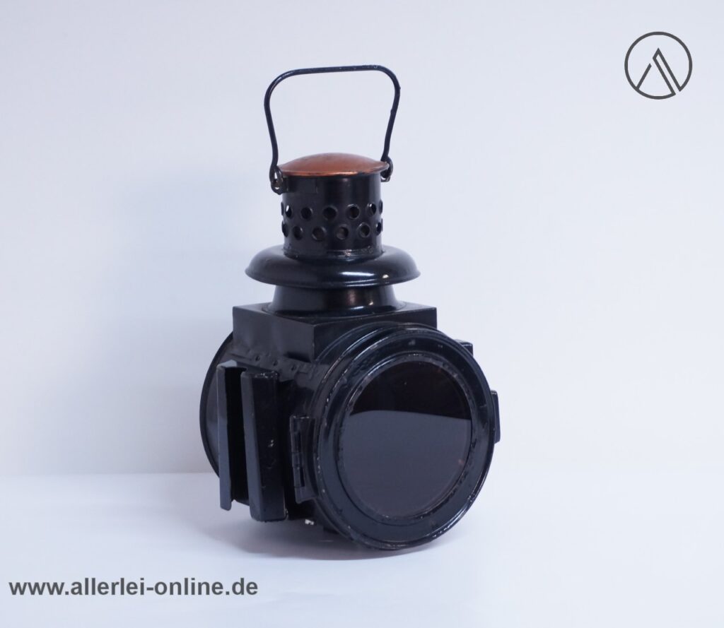 A. Sartorius Wuppertal 1957 Eisenbahnlampe | Signallampe - Signalleuchte