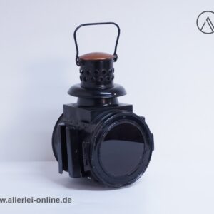 A. Sartorius Wuppertal 1957 Eisenbahnlampe | Signallampe - Signalleuchte