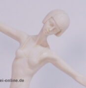 Santini Italien Art Deco Tänzerin | Tanzende Frau mit Langem Kleid