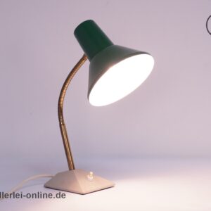 SIS Schreibtischlampe | Tischleuchte ,grün - Schwanenhals Lampe | Hexenhutlampe