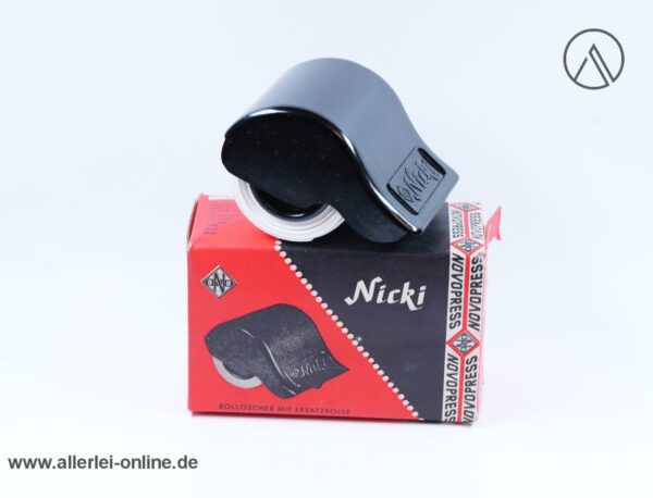 Novopress Tintenlöscher Nicki | Bakelit Löschpapier Abroller | Vintage 50er Jahre mit OVP