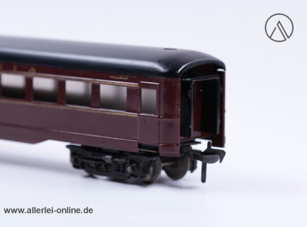 Fleischmann H0 | 1421 Blechwagen Schnellzug Personenwagen der PRR | 4-achsiger Pullman Wagen - Made in US. Zone Germany