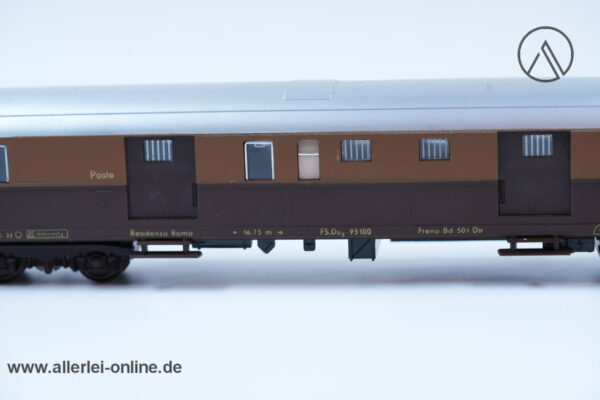 Fleischmann H0 | Fleischmann 1446 Gepäckwagen der italienischen Staatsbahn (FS)