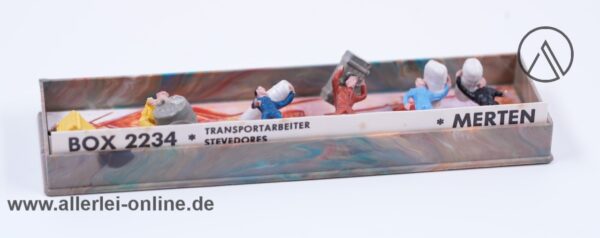 MERTEN H0 Eisenbahn Transportarbeiter Figurensatz 2234 | 6 Stück 1:87 Figuren