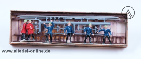 MERTEN H0 Deutsche Feuerwehr Eisenbahn Figurensatz 2377 | 6 Stück 1:87 Figuren mit OVP