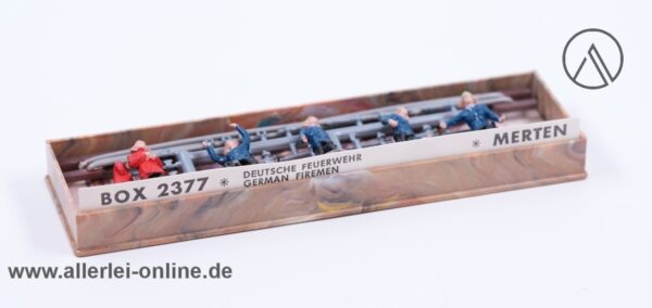 MERTEN H0 Deutsche Feuerwehr Eisenbahn Figurensatz 2377 | 6 Stück 1:87 Modelleisenbahn Figuren