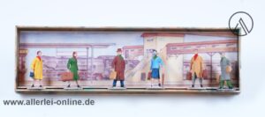 MERTEN H0 Reisende Frauen und Männer - Eisenbahn Figurensatz | 6 Stück 1:87 Figuren mit OVP