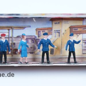 MERTEN H0 Eisenbahn Personal Figurensatz 908 | 6 Stück 1:87 Figuren mit OVP