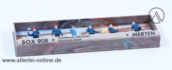 MERTEN H0 Eisenbahn Personal Figurensatz 908 | 6 Stück 1:87 Modelleisenbahn Zubehör Figuren