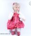 Käthe Kruse Puppe Maja mit Hase | 34 cm | Vintage Schummelchen Mädchenpuppe mit Kleid