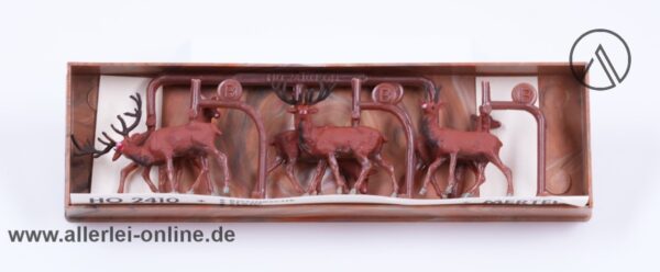 MERTEN H0 Rothirsche Figurensatz 2410 | 6 Stück 1:87 Figuren mit OVP