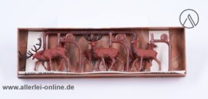 MERTEN H0 Rotwild Hirsche Rothirsche Figurensatz 2410 | 6 Stück 1:87 Figuren