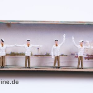 MERTEN H0 Eisenbahn Verkehrspolizisten Figurensatz 2252 | 6 Stück 1:87 Figuren mit OVP