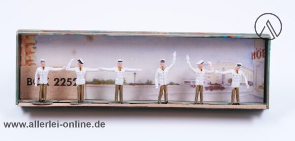 MERTEN H0 Eisenbahn Verkehrspolizisten Figurensatz 2252 | 6 Stück 1:87 Figuren mit OVP