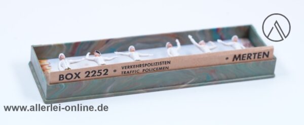 MERTEN H0 Verkehrspolizisten Figurensatz 2252 | 6 Stück 1:87 Figuren