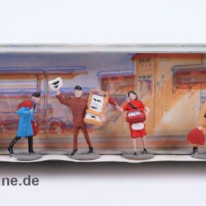 MERTEN H0 Eisenbahn Verkäufer und Dienstmänner Figurensatz 800 | 6 Stück 1:87 Figuren mit OVP