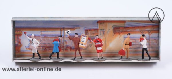 MERTEN H0 Eisenbahn Verkäufer und Dienstmänner Figurensatz 800 | 6 Stück 1:87 Figuren mit OVP