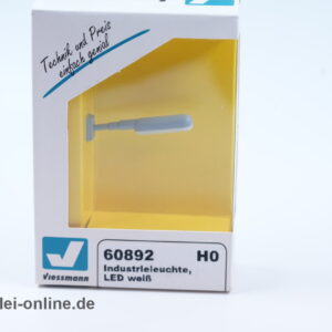 Viessmann Spur H0 Modellbau Lampe | Industrieleuchte LED ,weiß | Viessmann LED 60892