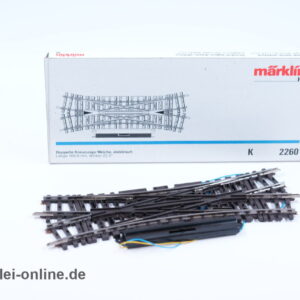 Märklin H0 | Märklin K-Gleis 2260 Doppelte Kreuzungs-Weiche ,elektrisch Gleis Material