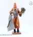 Erzgebirge Räuchermann | 25 cm Nikolaus - Knecht Ruprecht Räuchermännchen | Vintage Erzgebirgische Holzkunst
