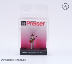 Preiser H0 Straßenmusikant | Handbemalte Miniaturfigur 29067 mit OVP