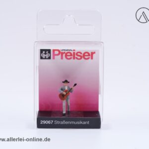 Preiser H0 Straßenmusikant | Handbemalte Miniaturfigur 29067 mit OVP