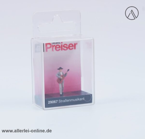 Preiser H0 Straßenmusikant | Handbemalte Miniaturfigur 29067