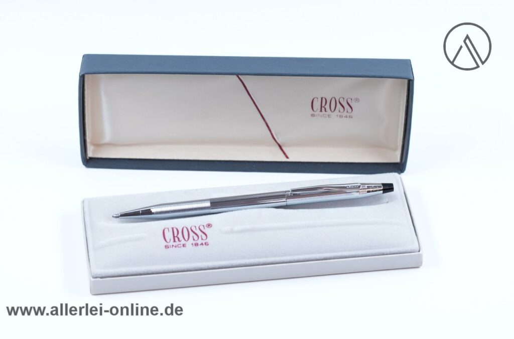 CROSS Century | Chrom Kugelschreiber | Vintage Drehkugelschreiber mit OVP | Made in U.S.A